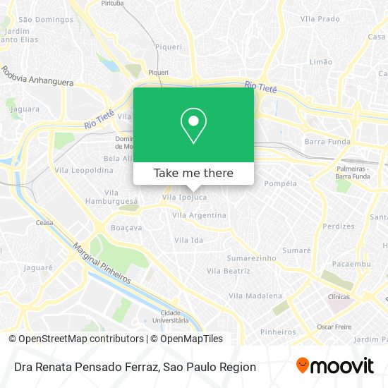 Dra Renata Pensado Ferraz map