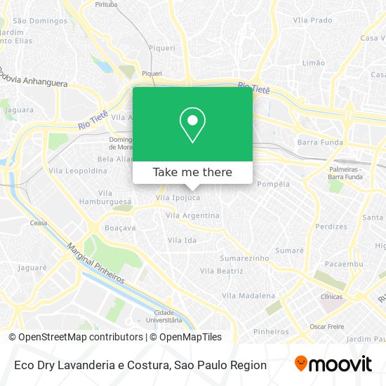 Eco Dry Lavanderia e Costura map