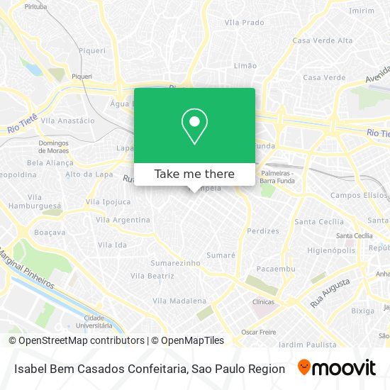 Isabel Bem Casados Confeitaria map
