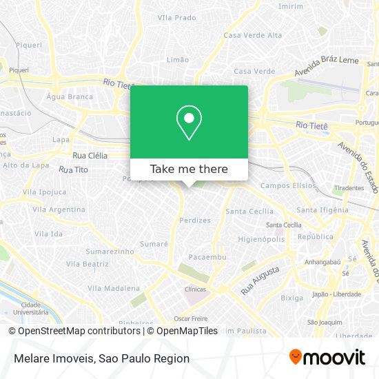 Melare Imoveis map