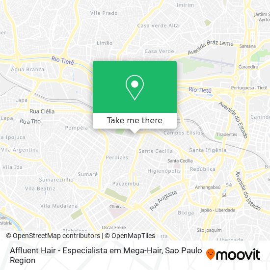 Affluent Hair - Especialista em Mega-Hair map