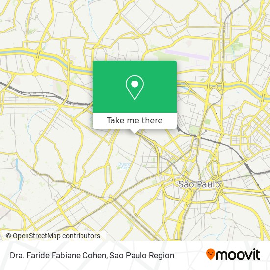 Dra. Faride Fabiane Cohen map