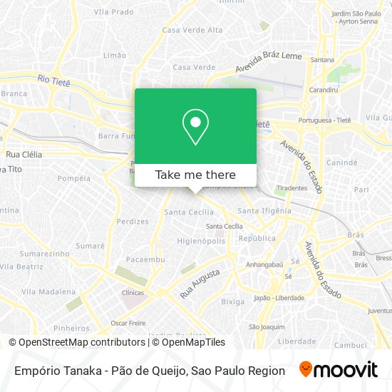 Empório Tanaka - Pão de Queijo map