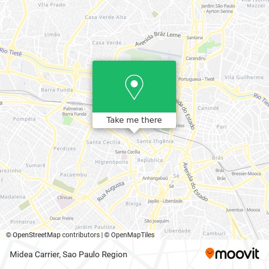 Mapa Midea Carrier