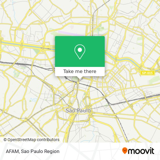 Mapa AFAM