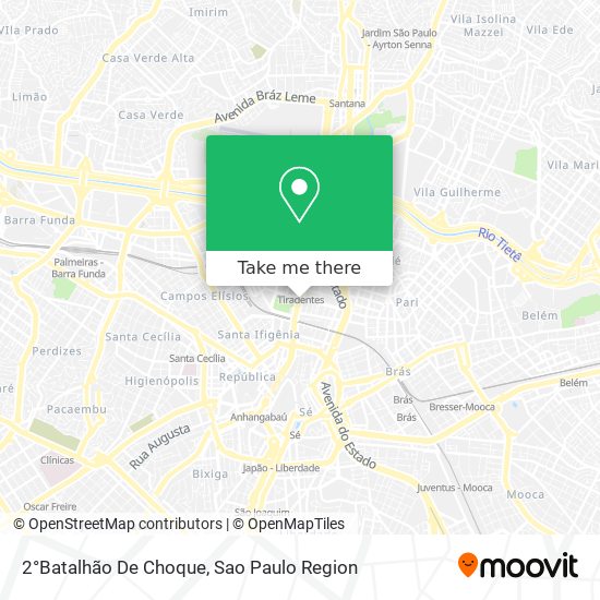 2°Batalhão De Choque map
