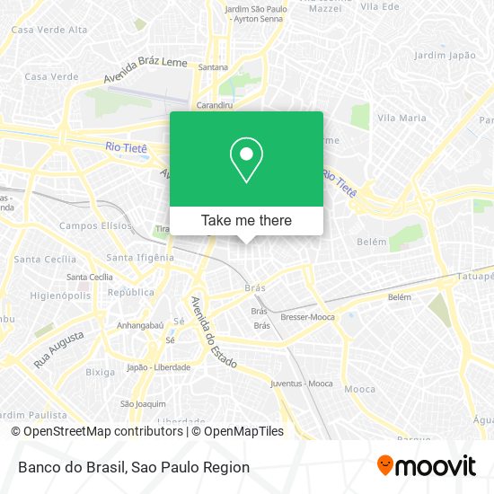 Banco do Brasil map