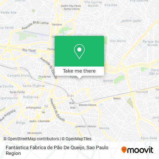 Fantástica Fábrica de Pão De Queijo map