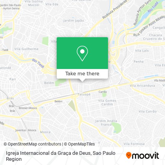 Igreja Internacional da Graça de Deus map