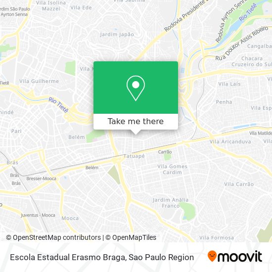 Escola Estadual Erasmo Braga map