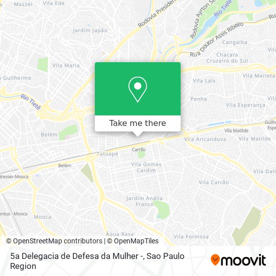 5a Delegacia de Defesa da Mulher - map