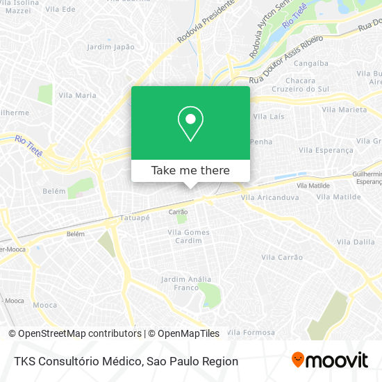 Mapa TKS Consultório Médico