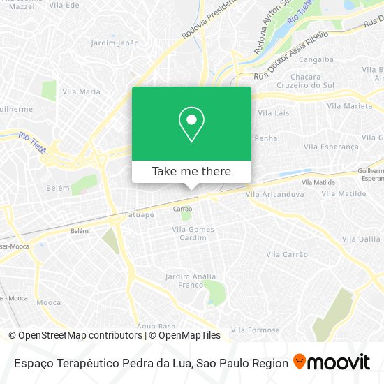 Espaço Terapêutico Pedra da Lua map