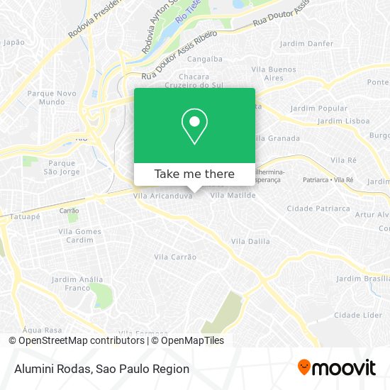 Alumini Rodas map