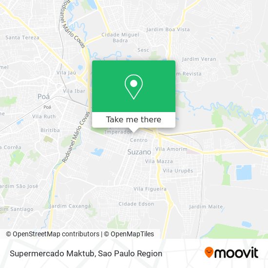 Supermercado Maktub map