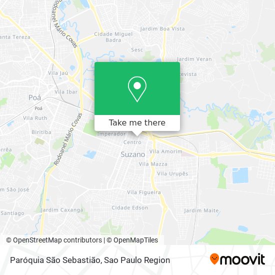 Paróquia São Sebastião map