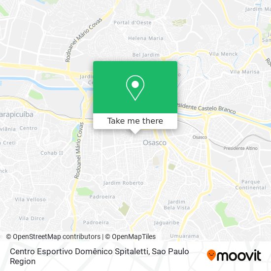 Centro Esportivo Domênico Spitaletti map