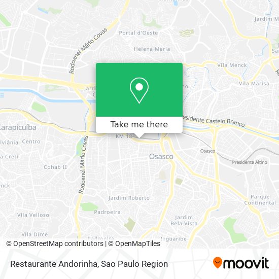 Restaurante Andorinha map