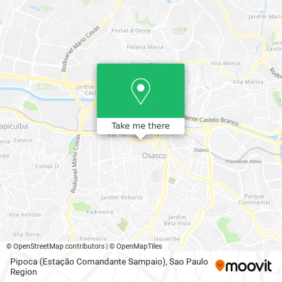 Pipoca (Estação Comandante Sampaio) map