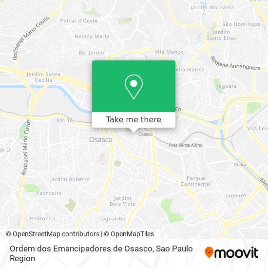 Ordem dos Emancipadores de Osasco map