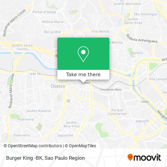 Burger King -BK map