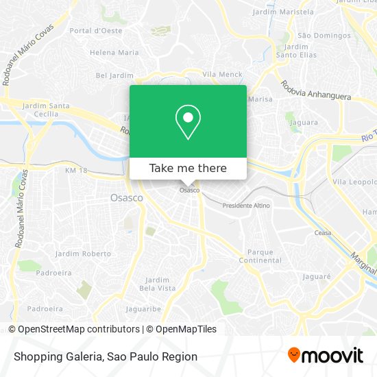 Mapa Shopping Galeria