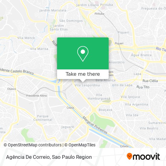 Agência De Correio map