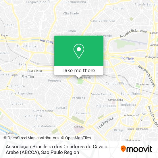 Associação Brasileira dos Criadores do Cavalo Árabe (ABCCA) map