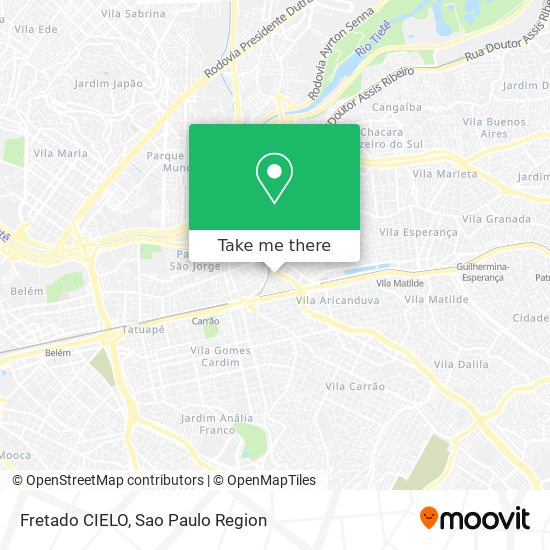 Fretado CIELO map