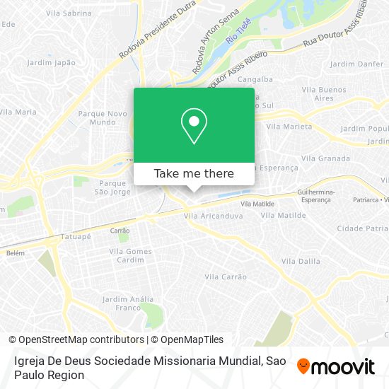 Igreja De Deus Sociedade Missionaria Mundial map