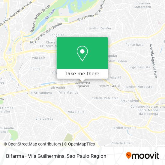 Bifarma - Vila Guilhermina map