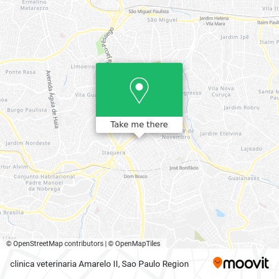 clinica veterinaria Amarelo II map