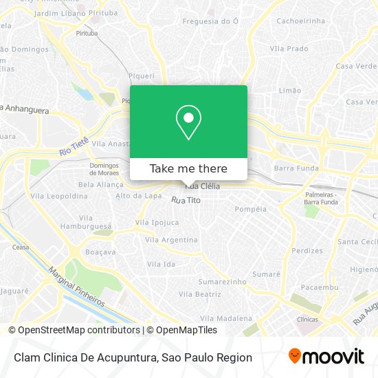 Clam Clinica De Acupuntura map