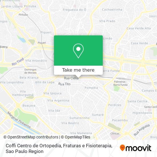 Coffi  Centro de Ortopedia, Fraturas e Fisioterapia map