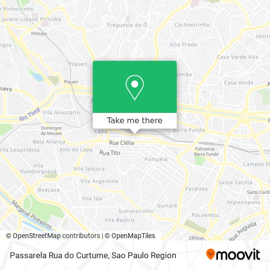 Passarela Rua do Curtume map
