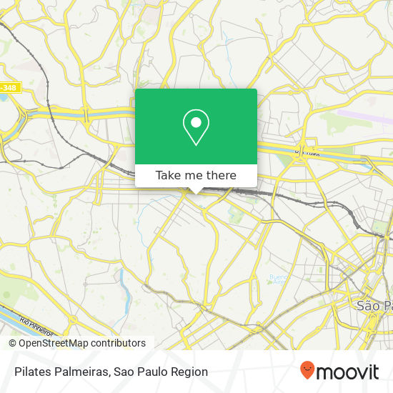 Mapa Pilates Palmeiras