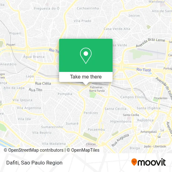 Dafiti map