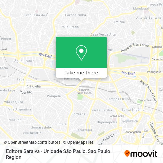 Editora Saraiva - Unidade São Paulo map