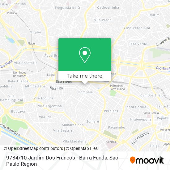 9784 / 10 Jardim Dos Francos - Barra Funda map