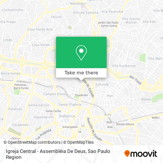 Mapa Igreja Central - Assembléia De Deus