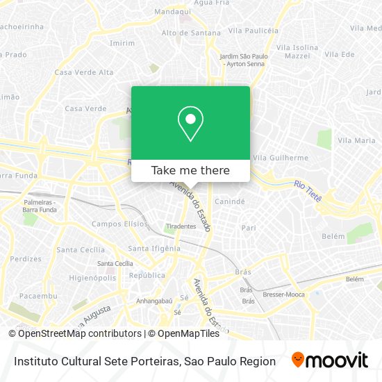 Mapa Instituto Cultural Sete Porteiras