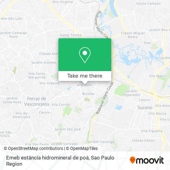Emeb estância hidromineral de poá map