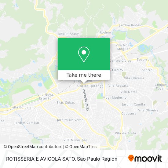 ROTISSERIA E AVICOLA SATO map