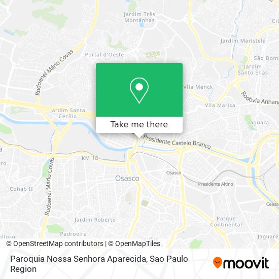 Paroquia Nossa Senhora Aparecida map