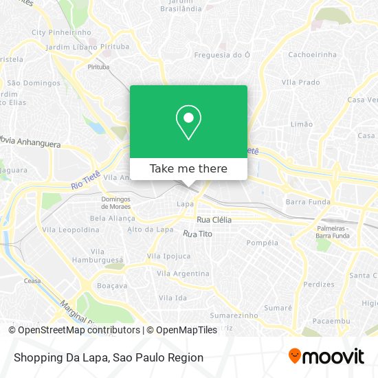 Mapa Shopping Da Lapa