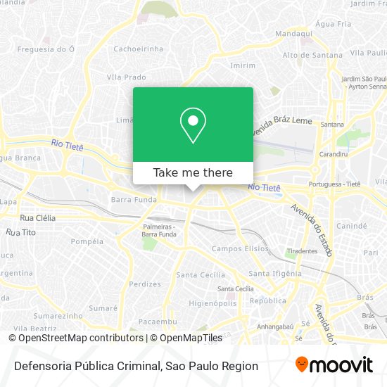 Mapa Defensoria Pública Criminal