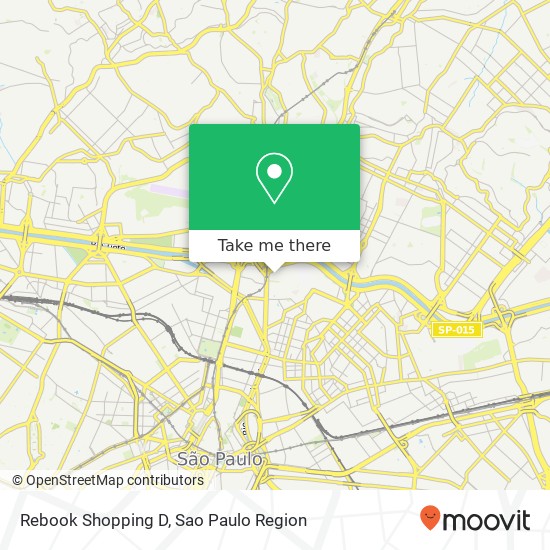 Mapa Rebook Shopping D