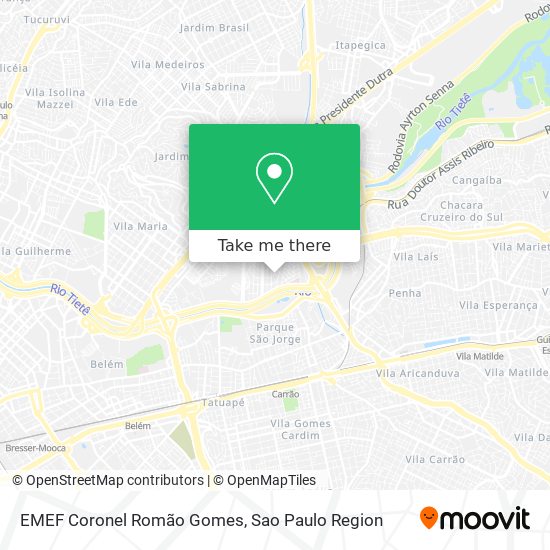 EMEF Coronel Romão Gomes map