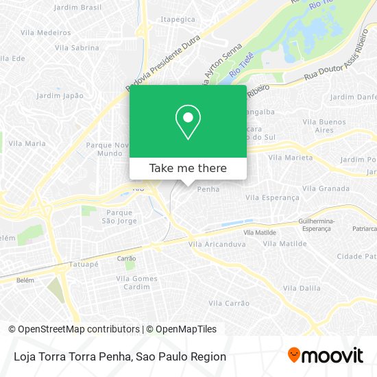 Loja Torra Torra Penha map