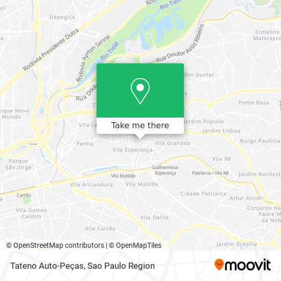 Tateno Auto-Peças map